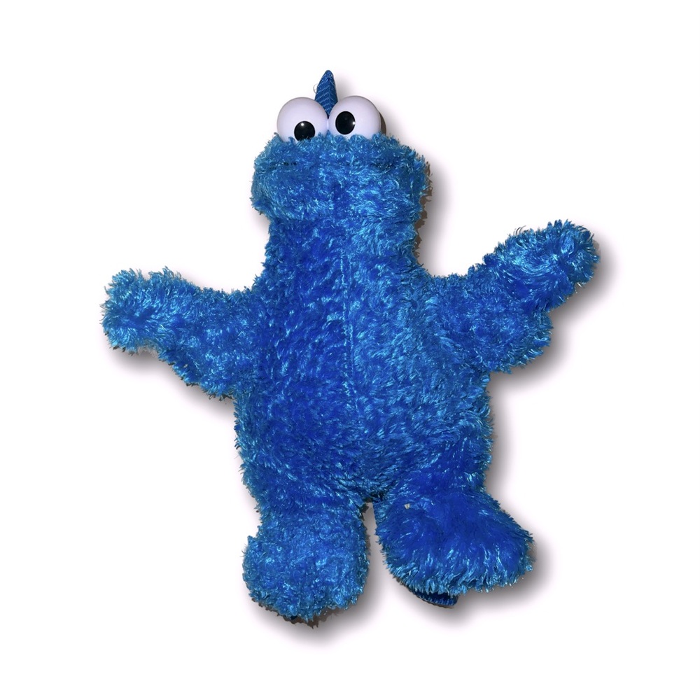 cookie monster plush backpack Sesame Street